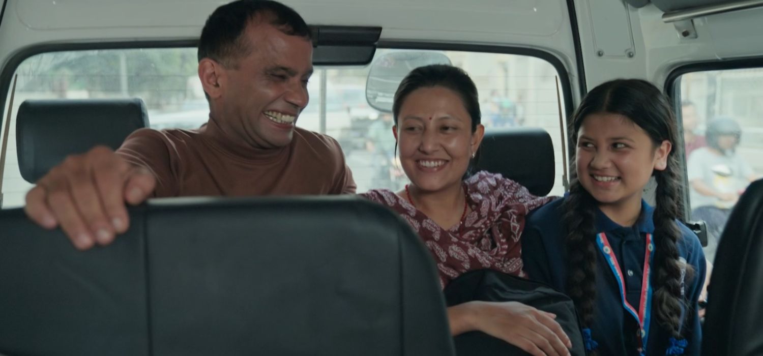 Filming in the field